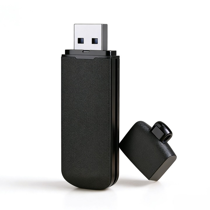 inregistrator vocal USB Tioialz® Q82 16 GB, 192 Ore Inregistrare Lunga, Player MP3 Integrat - Negru