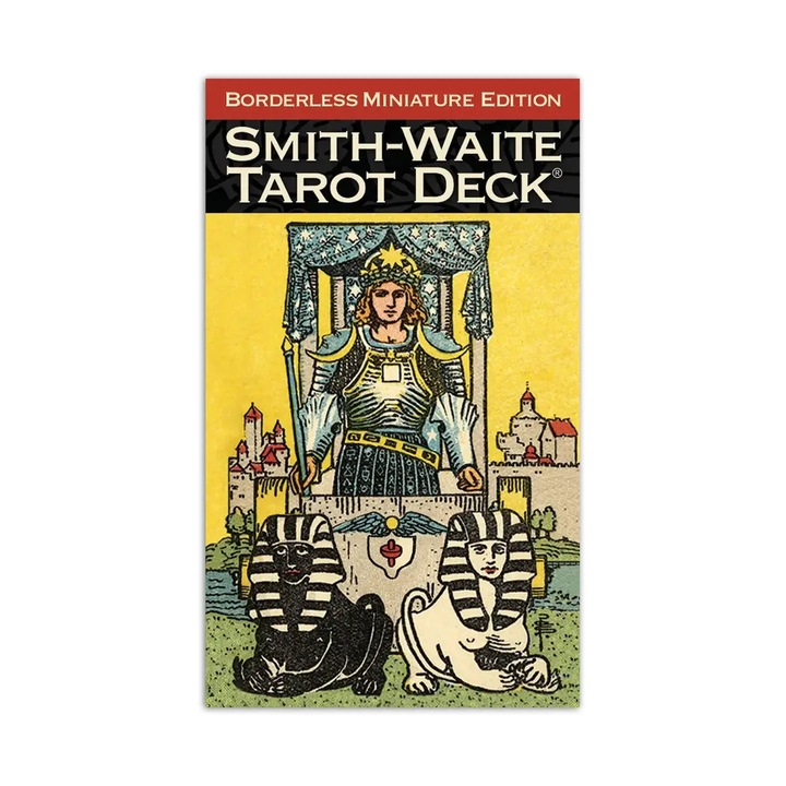 Smith-Waite Tarot Deck Borderless Miniature Edition - Pamela Colman Smith