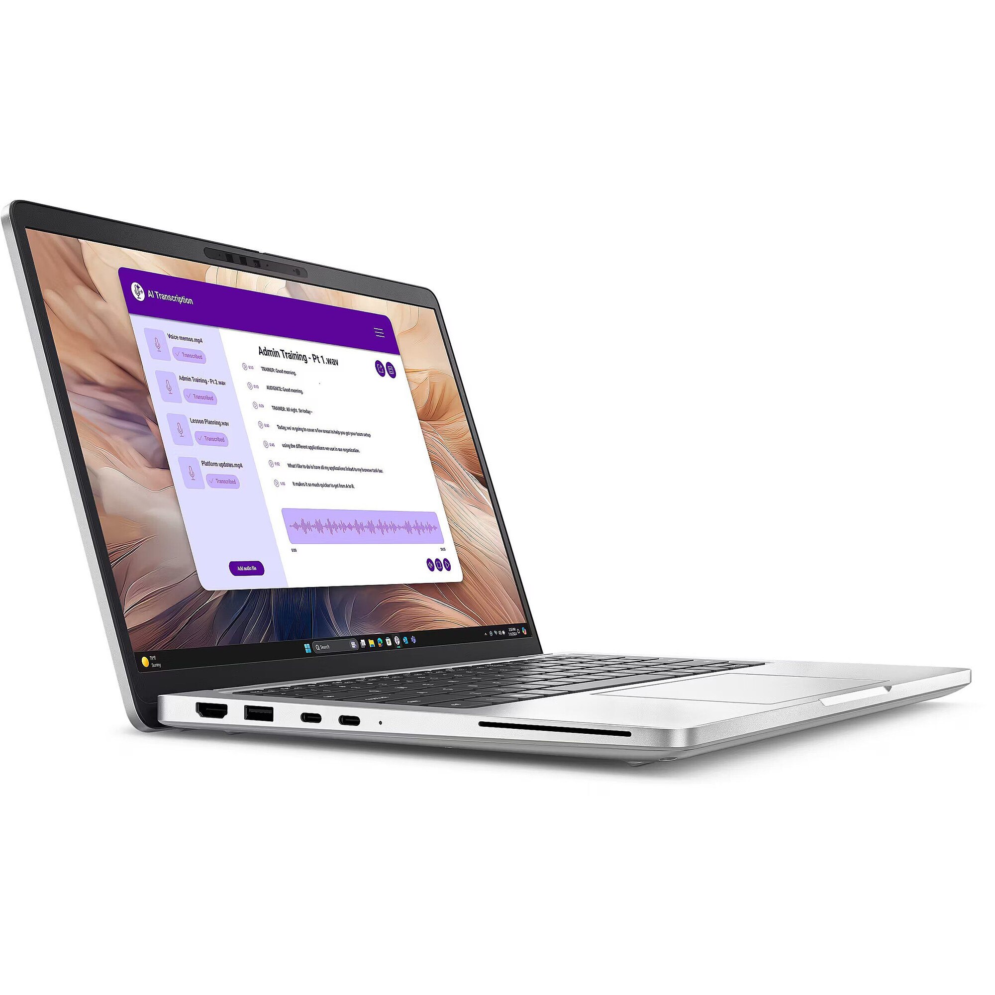 Laptop Dell Pro 13 Plus PB13250, 13.3 inch 1920 x 1200 Touchscreen, Intel 235U 12 C / 14 T, 2.0 GHz - 4.9 GHz, 12 MB cache, 15 W, 16 GB DDR5, 512 GB SSD, Intel Graphics, Windows 11 Pro
