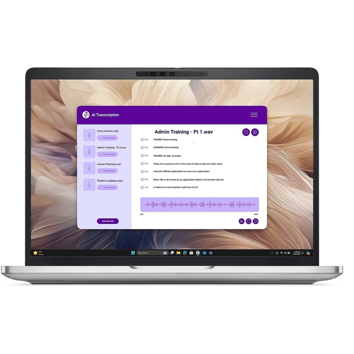 Laptop Dell Pro 13 Plus PB13250, 13.3 inch 1920 x 1200 Touchscreen, Intel 235U 12 C / 14 T, 2.0 GHz - 4.9 GHz, 12 MB cache, 15 W, 16 GB DDR5, 512 GB SSD, Intel Graphics, Windows 11 Pro