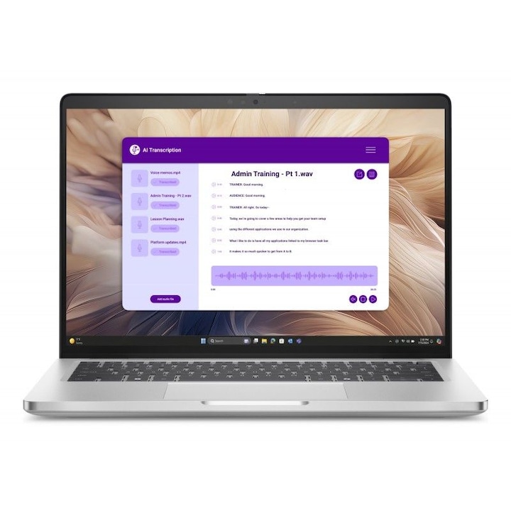 Laptop Dell Pro 14 Plus PB14250 DDV95, 14 inch 1920 x 1200, Intel 255U 12 C / 14 T, 2.4 GHz - 5.2 GHz, 12 MB cache, 16 GB DDR5, 512 GB SSD, Intel Graphics, Windows 11 Pro, Tastatura Spaniola