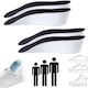 Set 4 branturi ortopedice SINBINTA, antiderapante, absorbante, Negru, 1.5cm
