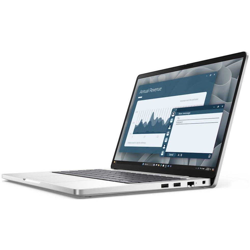 Laptop Dell Pro 14 PC14250 7KFR1, 14 inch 1920 x 1200, Intel 255U 12 C / 14 T, 2.4 GHz - 5.2 GHz, 12 MB cache, 32 GB DDR5, 512 GB SSD, Intel Graphics, Windows 11 Pro, Tastatura Czech, Slovak