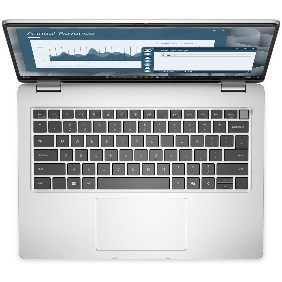 Laptop Dell Pro 14 PC14250 7KFR1, 14 inch 1920 x 1200, Intel 255U 12 C / 14 T, 2.4 GHz - 5.2 GHz, 12 MB cache, 32 GB DDR5, 512 GB SSD, Intel Graphics, Windows 11 Pro, Tastatura Czech, Slovak