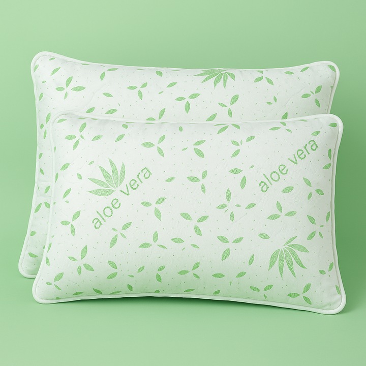 Set 2 Perne Minet, cu Aloe Vera, 50x70cm, moale, multicolor