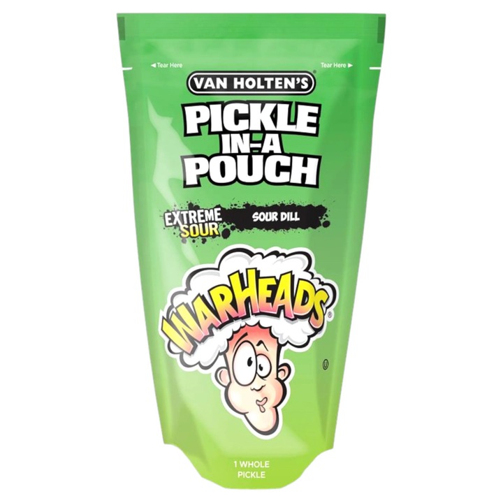 Castravete murat Van Holten’s, WARHEAD EXTREME SOUR PICKLE JUMBO, 242 g