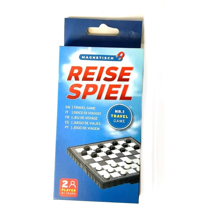 Магнитна игра за пътуване "Дама" – 13 см