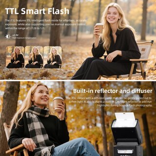 Godox IT32 TTL Flash Per FUJIFILM | Trigger X5-F, HSS 1/8000s, Wireless 2.4 GHz E Touch Screen