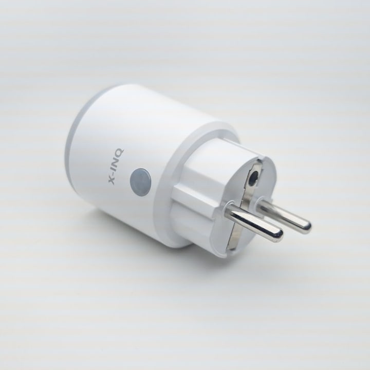 Priza inteligenta X-INQ WR10M Matter Edition, WiFi, compatibila Tuya, SmartLife, HomeKit, SmartThings, 16A, 3680W, Child Lock, interior