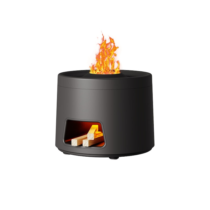 Difuzor de aromă ORBER, 180 ml, iluminare RGB, negru, USB