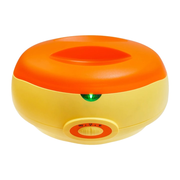 Baie cu ceara de parafina, incalzire rapida, capacitate mare, portocalie, 30x18x21cm