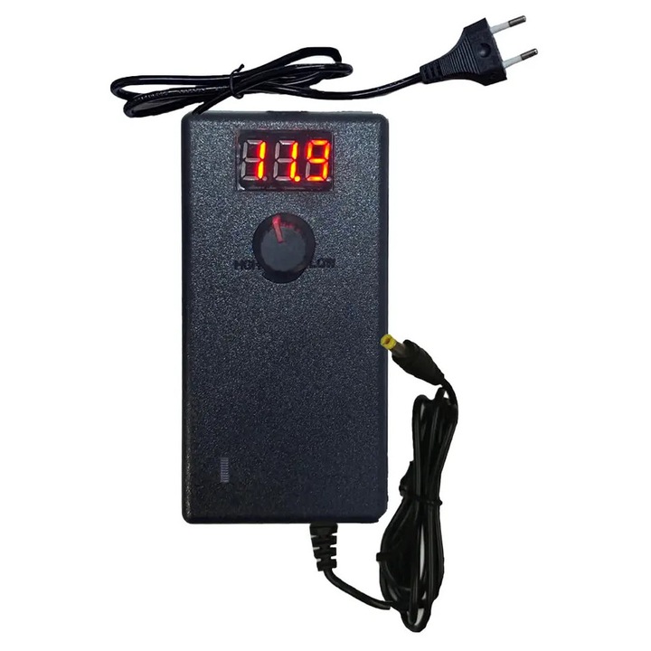 Alimentator retea 230VAC - 3-12V/2A 3V-6V/2500mAh 7.5V-12V/2000mAh 30W afisaj LED rosu KTQD24-312 (504)