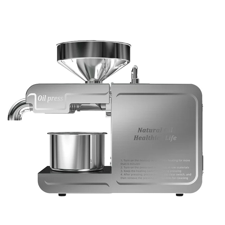 Presa de ulei, automat, design compact, otel inoxidabil, 220V