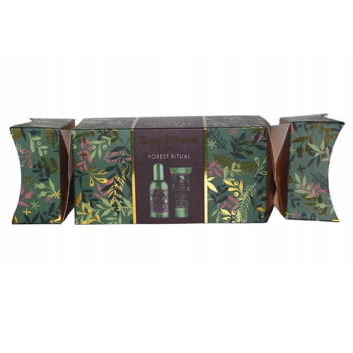 Tesori d'Oriente Forest Ritual parfüm és tusfürdő szett, 100ml parfüm, 75ml tusfürdő, többszínű