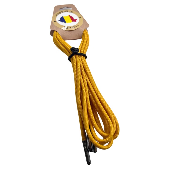 Sireturi Incaltaminte, Paracord 550, 4MM, 160 CM, Trekker, Galben Auriu, Goldenrod