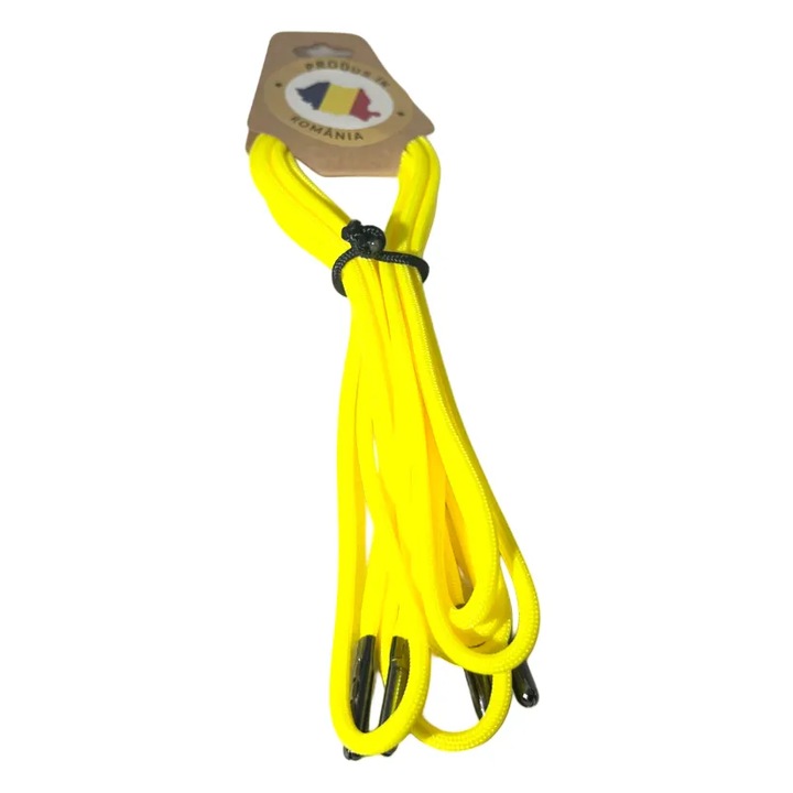 Sireturi Incaltaminte, Paracord 550, 4MM, 160 CM, Trekker, Galben