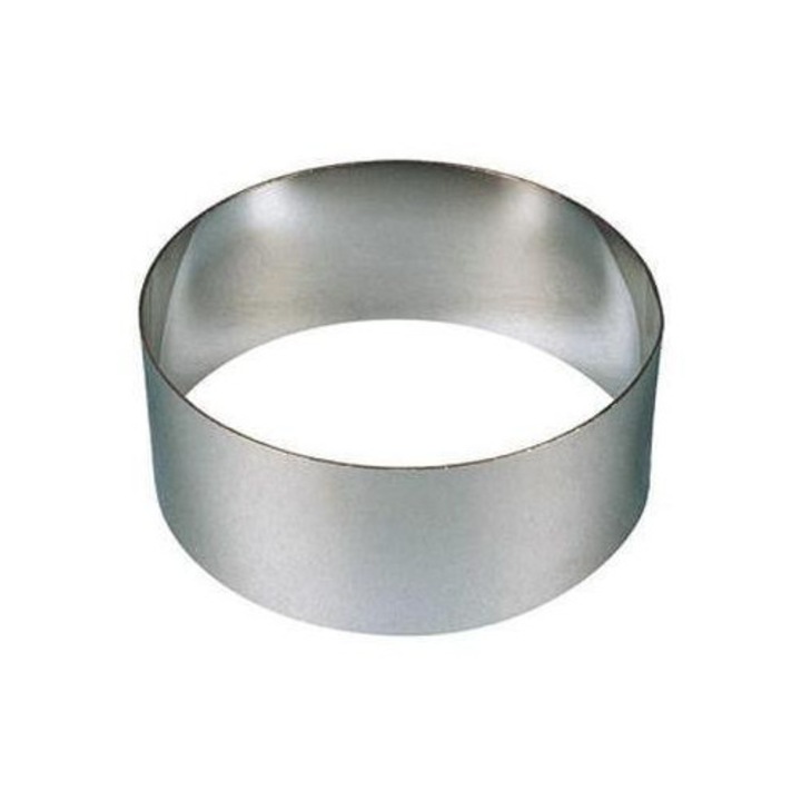 Forma rotund din inox, Ø12 cm, H 6 cm