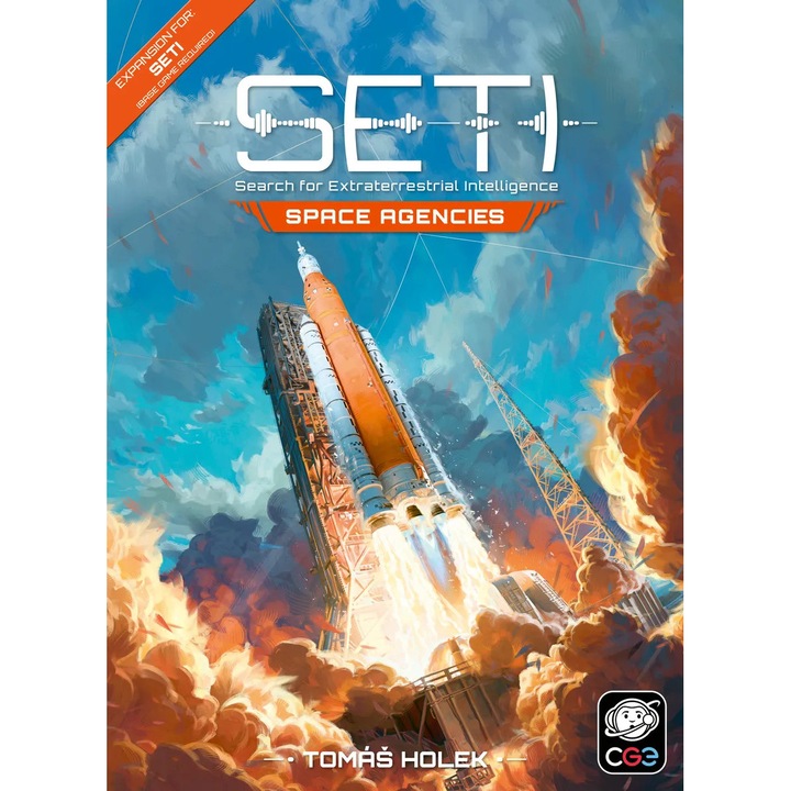 SETI: Space Agencies, joc de societate, extensie, organizatii asimetrice, 3 specii extraterestre, 40+ carti de proiect