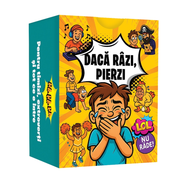 Joc de societate, Daca razi, pierzi!, 250 provocari, pentru familie si prieteni