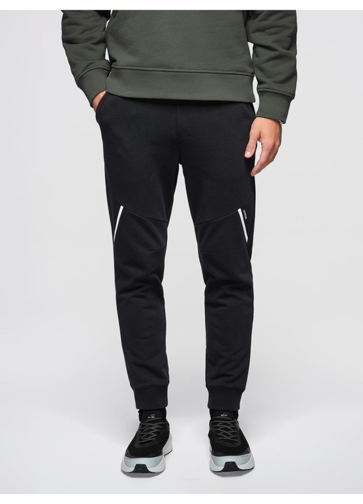 Ombre OM-PASK-0280 Jogger melegítőnadrág, Fekete