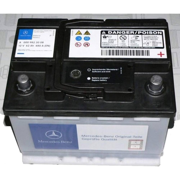 Baterie pornire originala Mercedes-Benz 12V, 480A, 62Ah