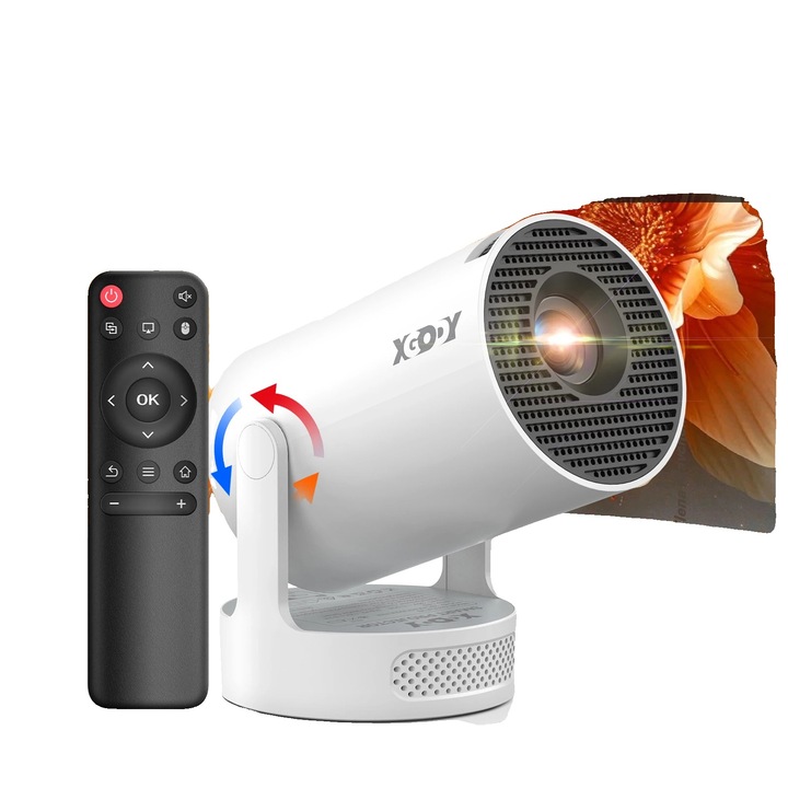 Videoproiector, 1280x720 dpi, 10000 Lumeni, dimensiune proiectata 40-130 inch, 30 W, set portabil