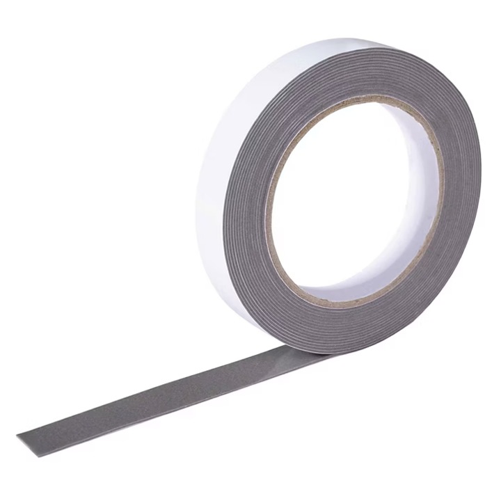 Banda adezivă dublu adezivă Workzone, 19 mm x 5 m, alb, gri