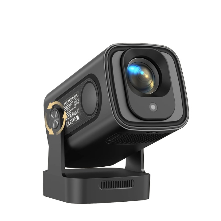 Видеопроектор, 1080P, проекция 30-150 инча, черен