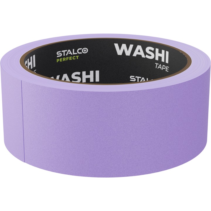 Banda STALCO 38mm x 25m, rezistenta la umiditate si UV, pentru suprafete delicate