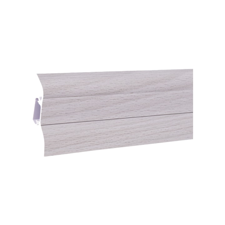 Plinta PVC parchet laminat Korner LP52, 2500 x 52 x 26 mm, frasin gri