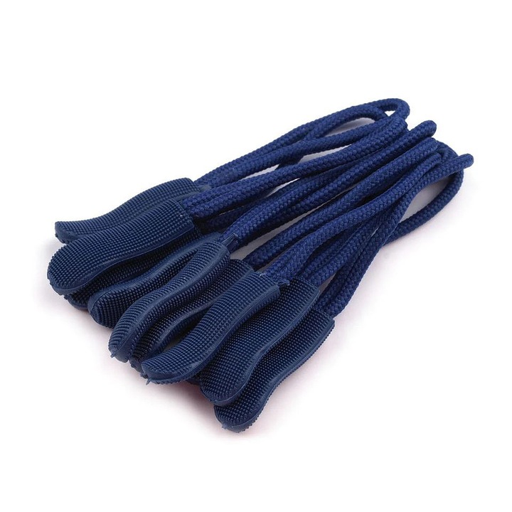 Set 10 Accesorii Fermoar, Albastru Parizian, 66mm