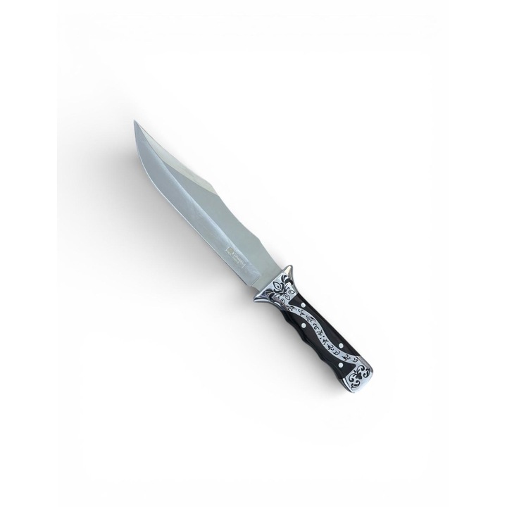 Cutit de vanatoare AVI® outdoor, lama 19 cm, lungime totala 32.5 cm, grosime lama 4 mm, 315 g, teaca textila rezistenta, AVI-5164