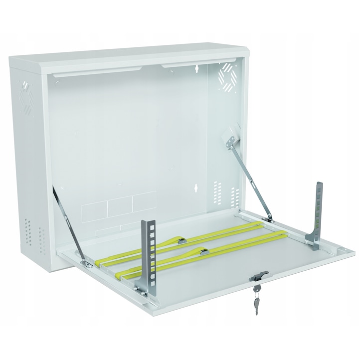 Stalflex RACK 19" 3U 180 mm 600 x 500 Fehér CCTV rögzítő fali szekrény