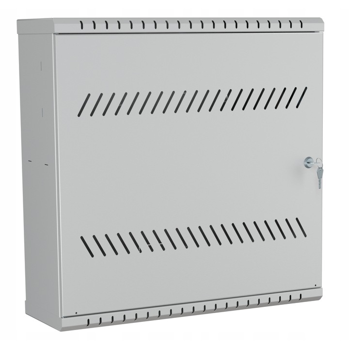 Stalflex 19" 3U+4U 180mm rack szekrény CCTV DVR rögzítőhöz, szürke