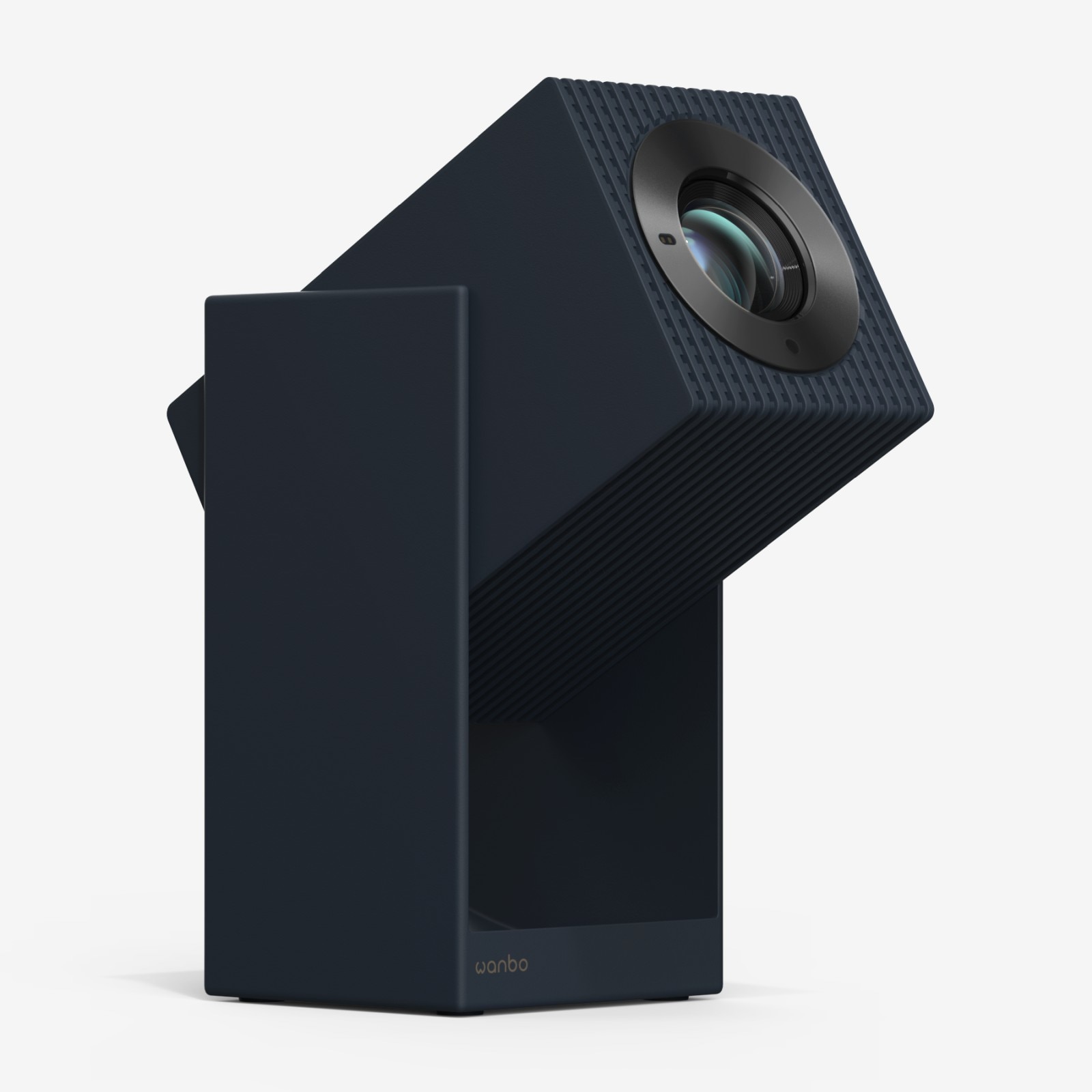 Proiector Wanbo Cube 2 Pro, culoare albastra, luminozitate 500