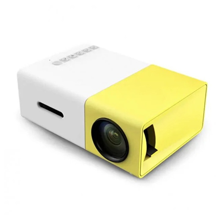 Мини преносим видеопроектор Gymmag LED Full HD, компактен, дистанционно управление, 1600x1600см