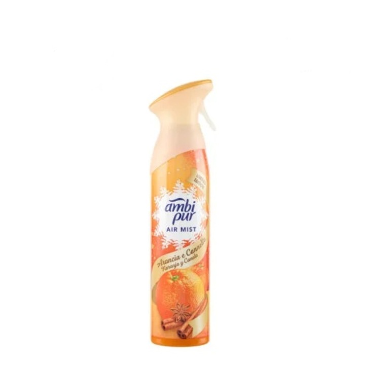 Odorizant cameră Ambi Pur, Orange&Cinnamon, eliberare treptată, 185 ml