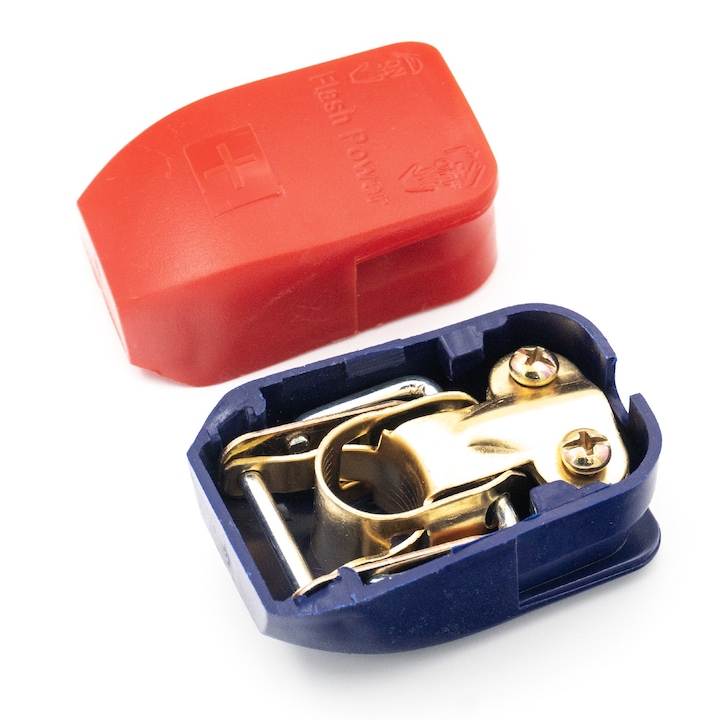 Borne baterie auto – set 2 cleme profesionale