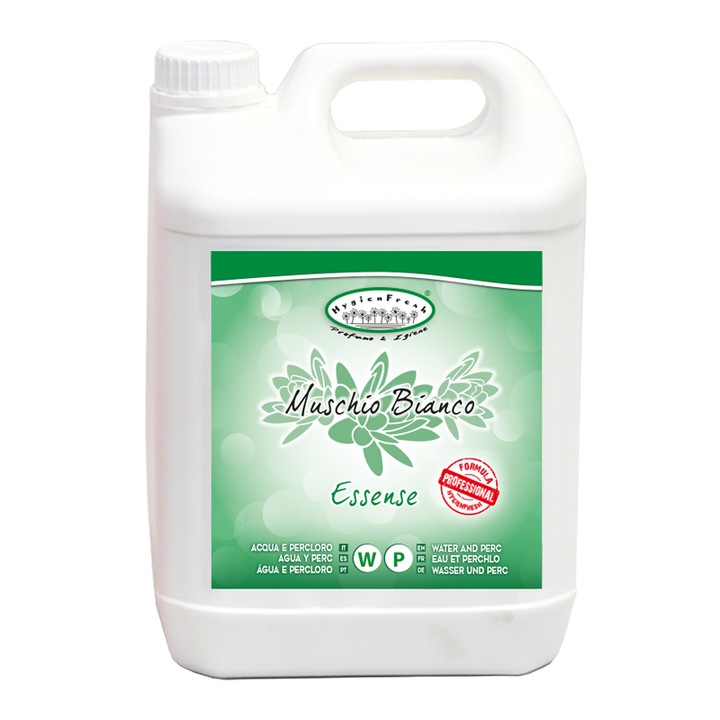 Hygienfresh Muschio Bianco 5l koncentrált illatesszencia, intenzív illat, professzionális formula