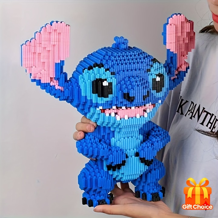 Конструктор Disney Stitch, 3000 части, екологичен, 3 години