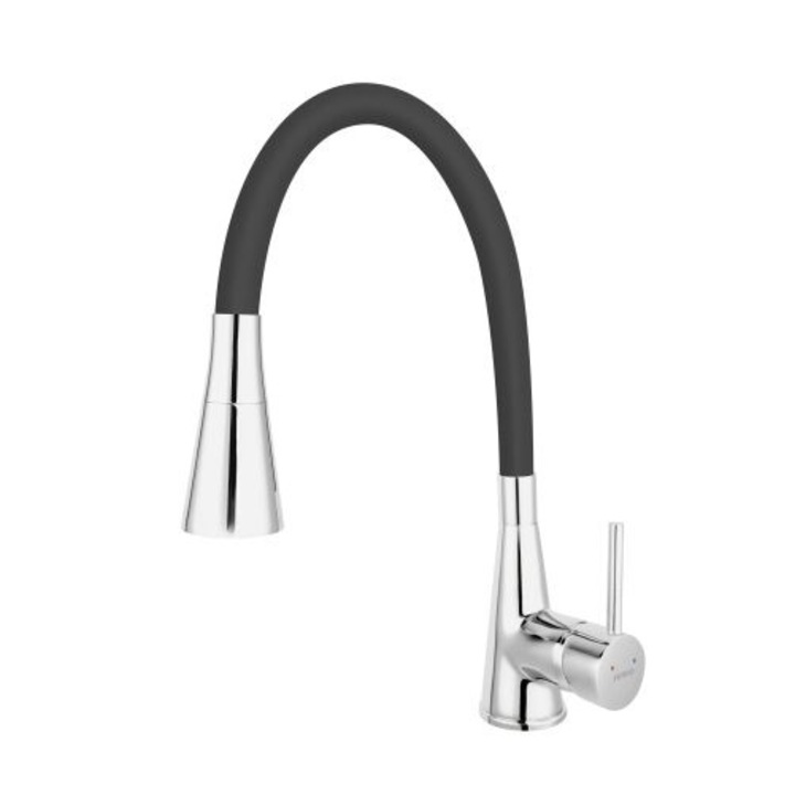 Baterie stativa bucatarie Ferro cu pipa flexibila Zumba II BZA42B