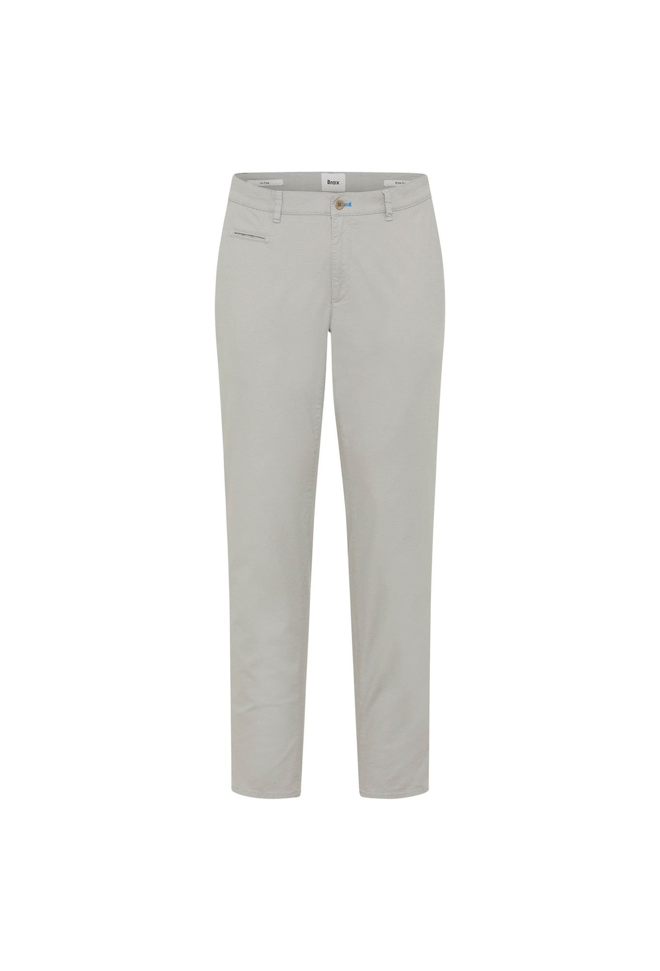 Brax, Pantaloni chino slim fit, Gri deschis, W32-L32