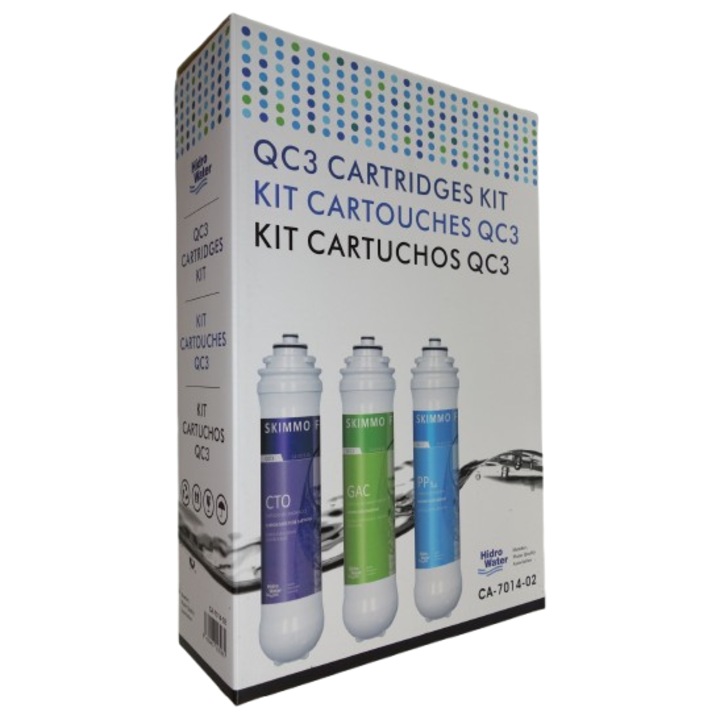 Комплект от 3 резервни филтъра за ултрафилтрационни системи за вода NELVA и ATHENEA - Hidro Water