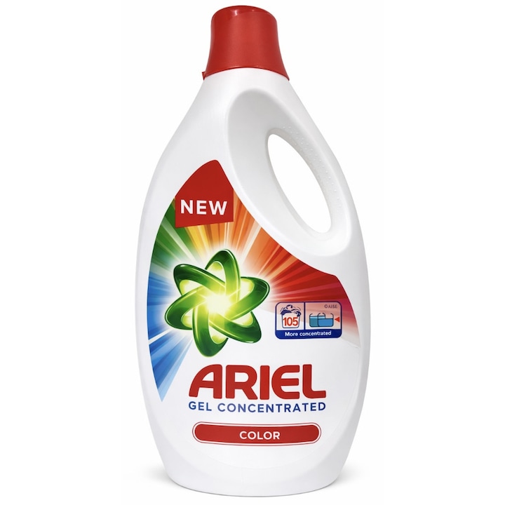 Detergent lichid, Ariel, 5775 ml, pentru rufe colorate