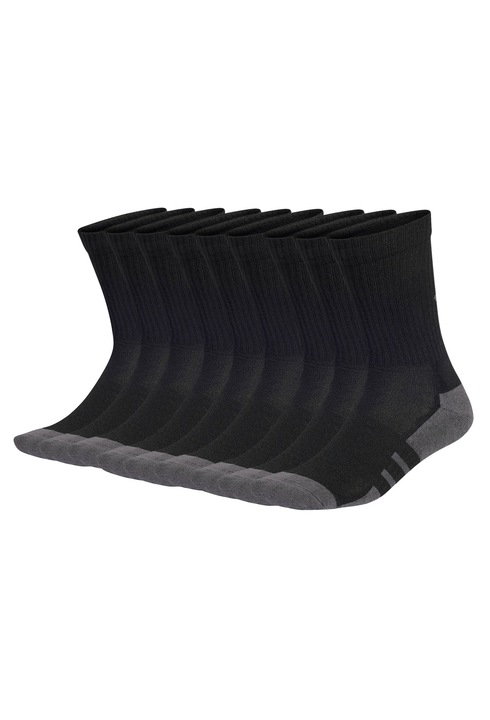 adidas, Set de sosete unisex Essentials Climacool - 9 perechi, Negru