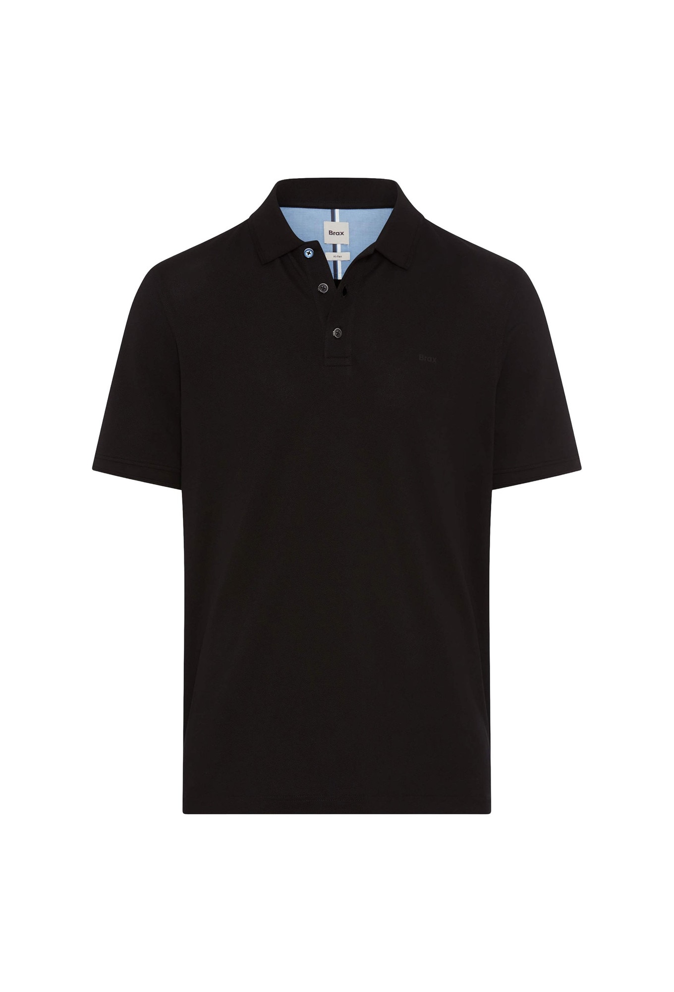 Brax, Tricou polo din amestec de bumbac, Negru, 2XL