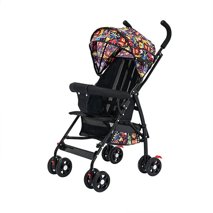 Carucior sport Deliny, 3 in 1, multicolor, usor, pliabil, 6kg