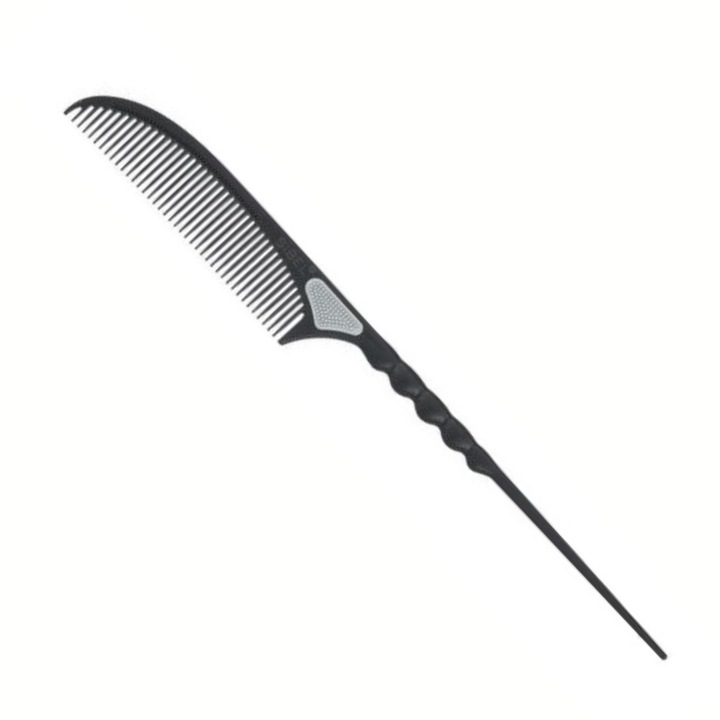 Pieptene profesional Sibel Carbon, antistatic, 24x4cm