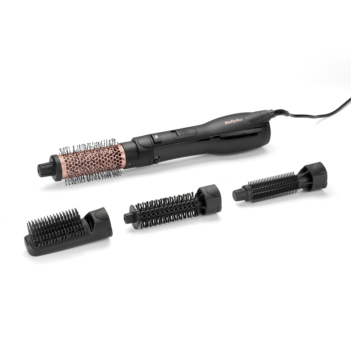 Perie cu aer cald Smooth Finish 1200W AS122E cu 4 accesorii BaByliss