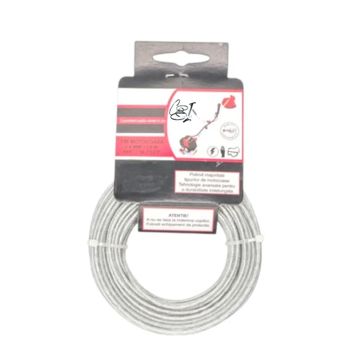 Fir Trimer cu insertie metalica, 2.4 mm x 15 m - COBI SMART®